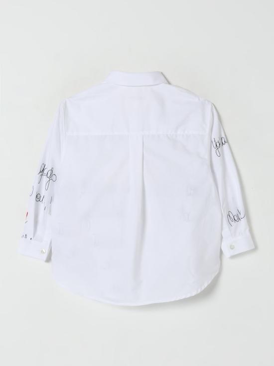 25FW [키즈] 시모네타 셔츠 SW5A40L0316 100NE White - SIMONETTA