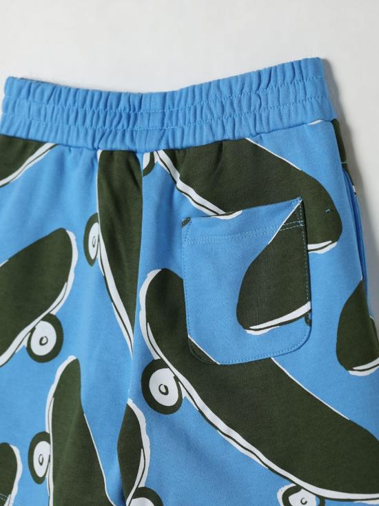 25SS [키즈] 스텔라 맥카트니 쇼츠/버뮤다 TW6Q59Z2644 676MC Gnawed Blue - STELLA MCCARTNEY