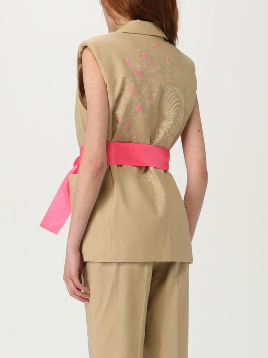 25SS 액티튜드 트윈세트 베스트 251AQ2062 00634 Beige - ACTITUDE TWINSET