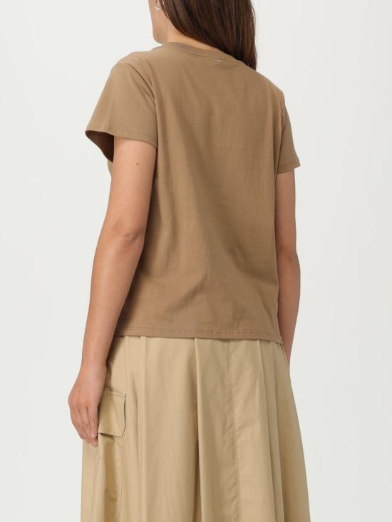 25SS 액티튜드 트윈세트 반팔 티셔츠 251AP2164 12116 Brown - ACTITUDE TWINSET