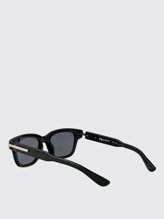 25FW 알렉산더 맥퀸 선글라스 AM0497S 004 Black 2 - ALEXANDER MCQUEEN
