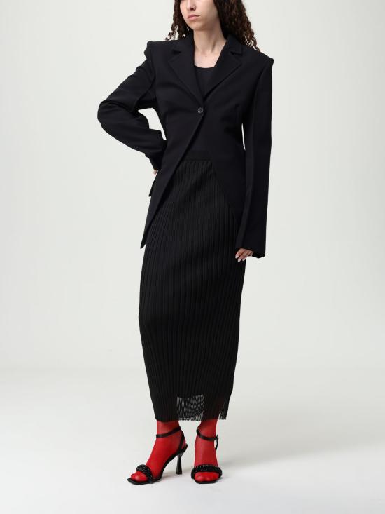 25SS 스포트막스 롱 스커트 2512391053600 005 Black - SPORTMAX