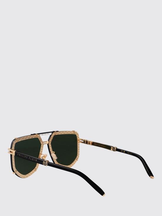 25FW 필립 플레인 선글라스 SPP132 GOLD Green - PHILIPP PLEIN