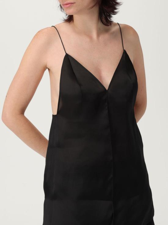 25FW 케이트 민소매 티셔츠 23963002W3002 200 Black - KHAITE