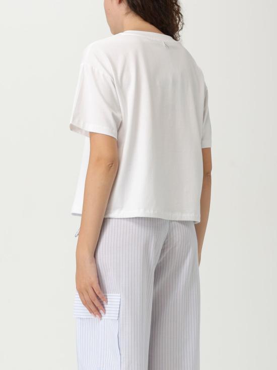 25SS 액티튜드 트윈세트 반팔 티셔츠 251AX2020 12526 White 1 - ACTITUDE TWINSET