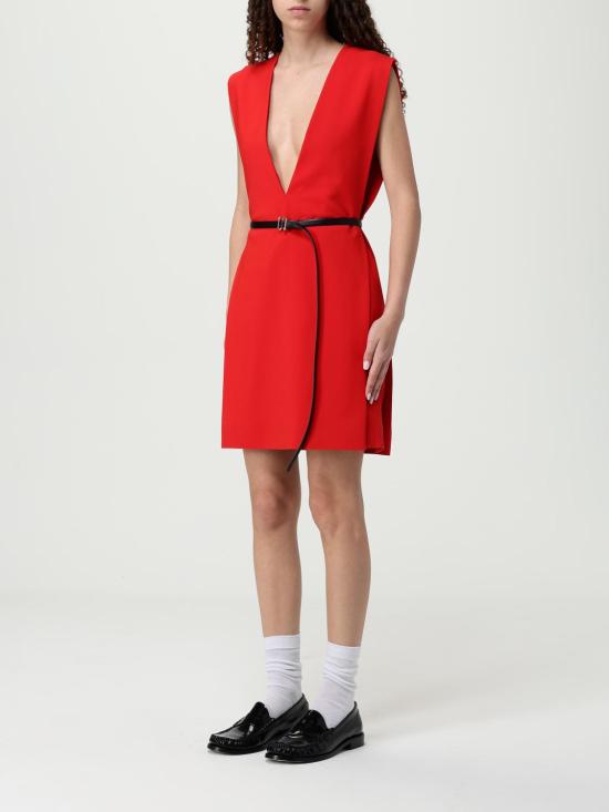 25FW 스포트막스 롱 원피스 2512221143600 002 Red - SPORTMAX
