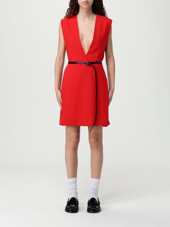 25FW 스포트막스 롱 원피스 2512221143600 002 Red