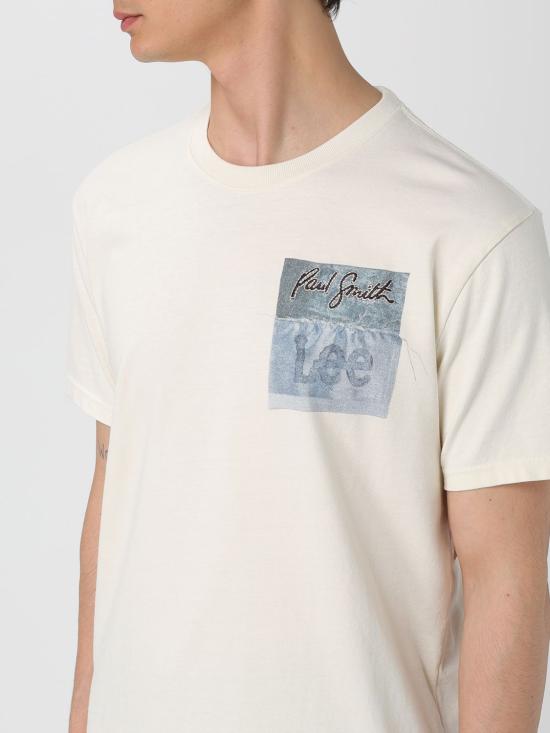 25SS 폴 스미스 반팔 티셔츠 M1RTEEPSWTCH 01 White - PAUL SMITH