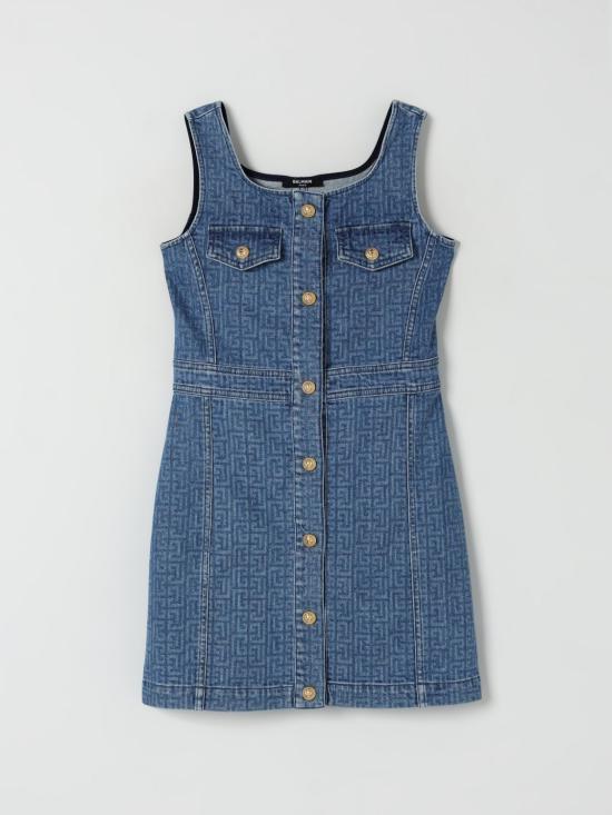 25FW [키즈] 발망 원피스 BW1B22Z2867 610 Gnawed Blue