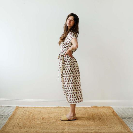  시빌 알케미 롱 원피스 랩 드레스 - CIVIL ALCHEMY