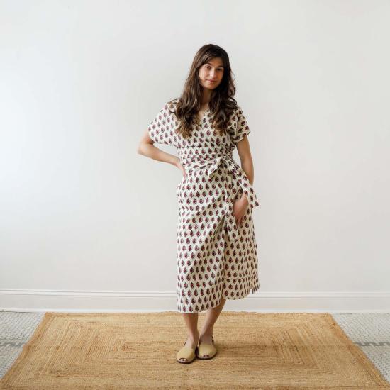  시빌 알케미 롱 원피스 랩 드레스 - CIVIL ALCHEMY