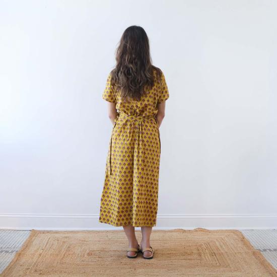  시빌 알케미 롱 원피스 랩 드레스 - CIVIL ALCHEMY