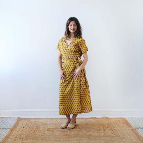  시빌 알케미 롱 원피스 랩 드레스 - CIVIL ALCHEMY