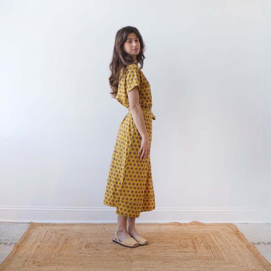  시빌 알케미 롱 원피스 랩 드레스 - CIVIL ALCHEMY