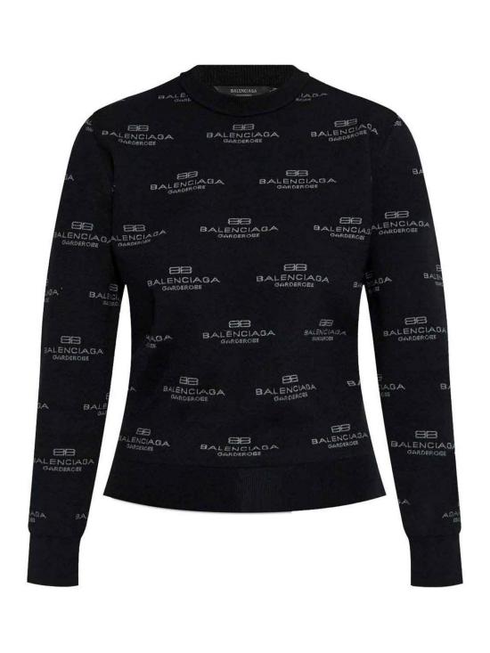  발렌시아가 로고 스웨터 812576T17241269 Black