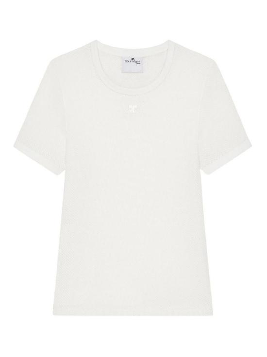 25SS 쿠레쥬 반팔 티셔츠 125JTS017JS00690001 White