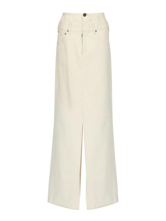 25SS 마르지엘라 롱 스커트 S51MI0004M35261103 White