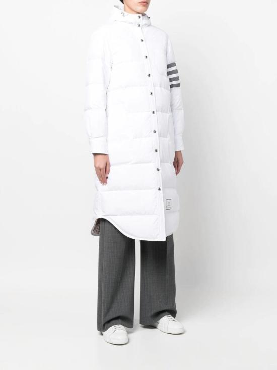 25FW 톰브라운 미디 원피스 FOD025X05222 100 WHITE - THOM BROWNE