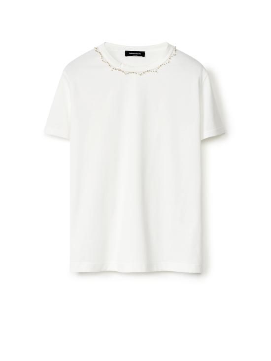  파비아나 필리피 반팔 티셔츠 JED274F445H4780142 WHITE