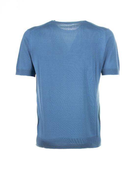  파올로 페코라 반팔 티셔츠 A010F2006634 CLEAR BLUE - PAOLO PECORA