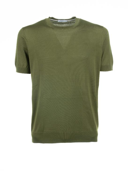  파올로 페코라 반팔 티셔츠 A010F2005360 GREEN