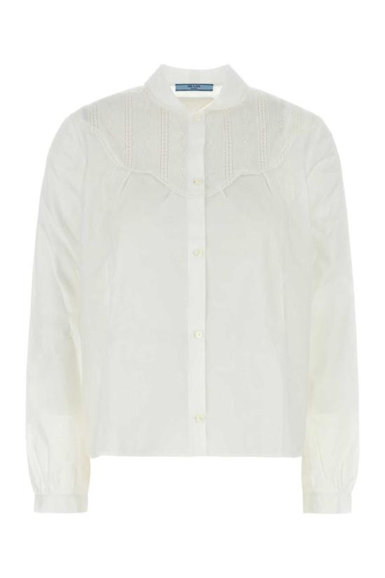 25FW 프라다 셔츠 P458IRSOOO17GL F0009 WHITE