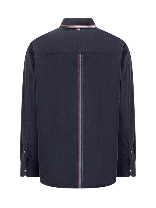 24FW 톰브라운 긴팔 셔츠 MWL407CF0351 415 BLUE - THOM BROWNE