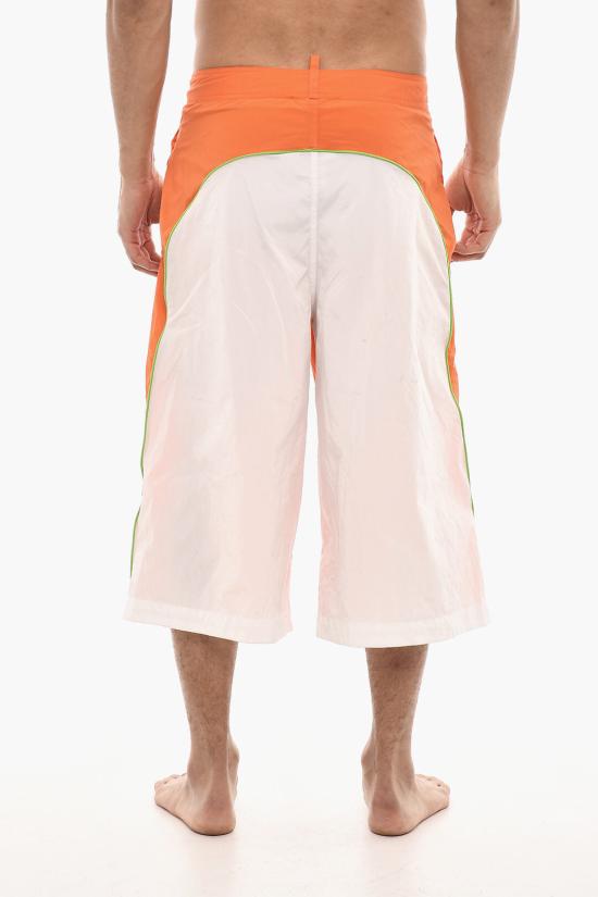  디스퀘어드2 스윔팬츠 D7BM35050 ISA01 811 Arancio Bianco - DSQUARED2
