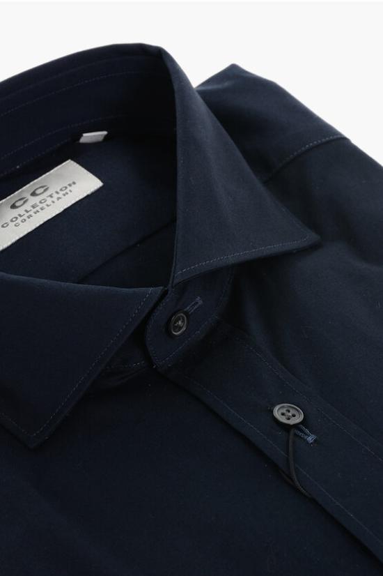  꼬르넬리아니 긴팔 셔츠 91PX23 3161463 001 Blue - CORNELIANI