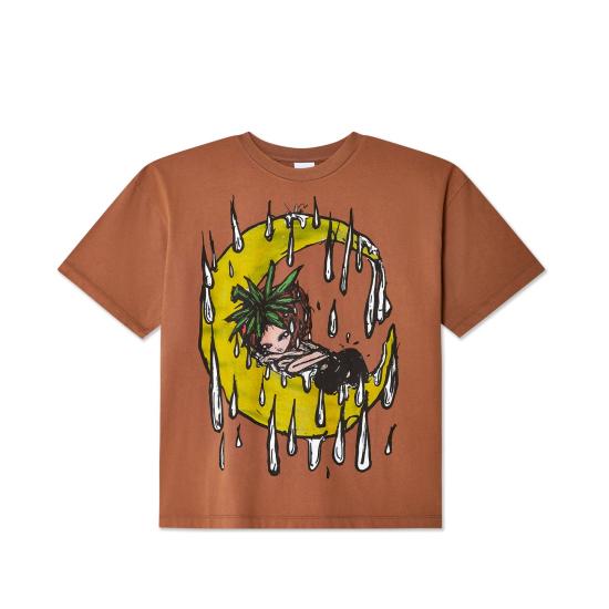 25SS 스카이하이팜 반팔 티셔츠 SHF07T032 2 BROWN