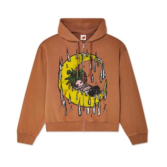 25SS 스카이하이팜 후드 티셔츠 SHF07T042 2 BROWN