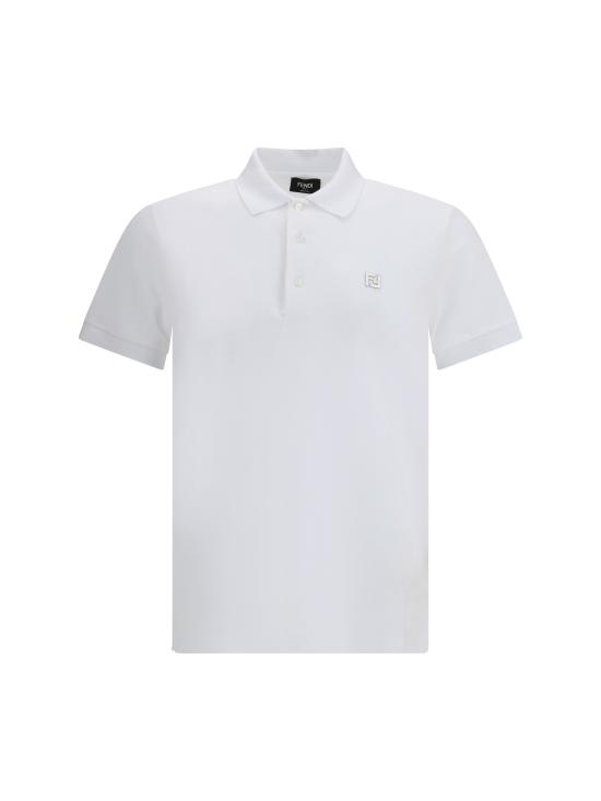 26SS 펜디 폴로 티셔츠 FY0985AUA5 F0QA0 WHITE