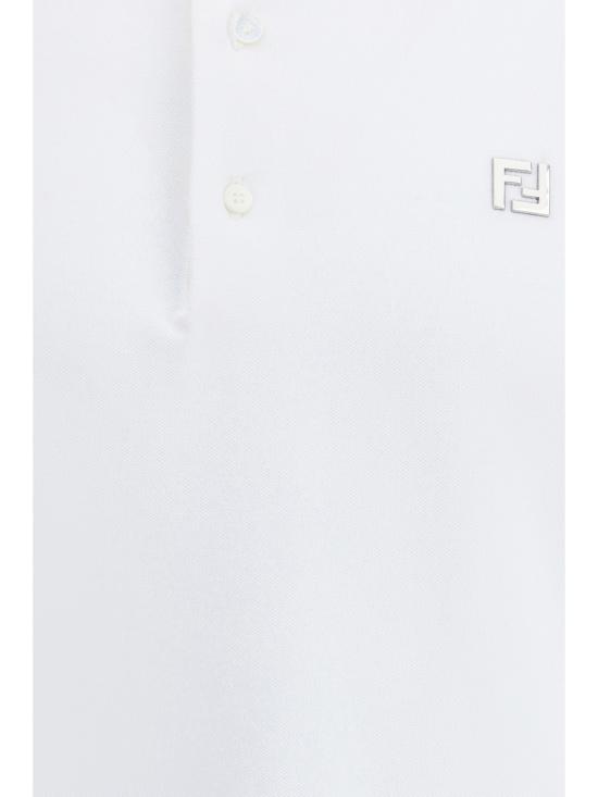 26SS 펜디 폴로 티셔츠 FY0985AUA5 F0QA0 WHITE - FENDI