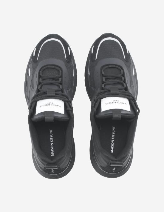 25SS 메종키츠네 소라 러너 스니커즈 MM04803WQ1101 P199 BLACK - MAISON KITSUNE
