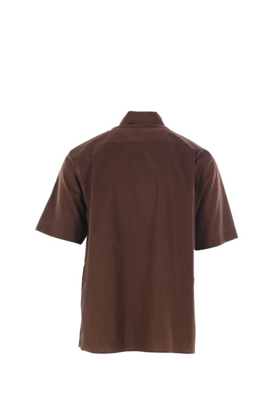 25SS 오라리 반팔 셔츠 A25SS03TL DARK BROWN DOM - AURALEE