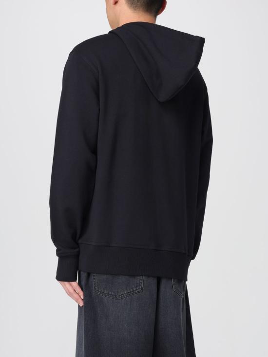 25SS 베르사체 로고 프린트 바로코 후드 티셔츠 78GAIC05CF00CG89 BLACK DOM - VERSACE