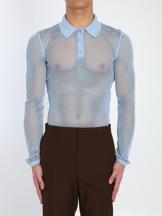 25SS 구찌 폴로 티셔츠 821084 LIGHT BLUE