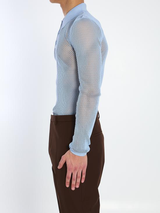 25SS 구찌 폴로 티셔츠 821084 LIGHT BLUE - GUCCI