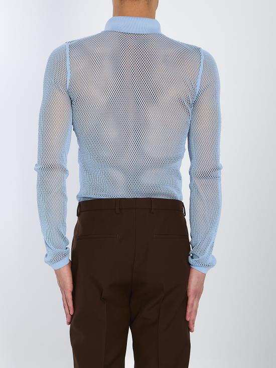 25SS 구찌 폴로 티셔츠 821084 LIGHT BLUE - GUCCI