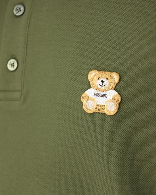 25FW 모스키노 폴로 티셔츠 1603 7042 0427 VERDE - MOSCHINO