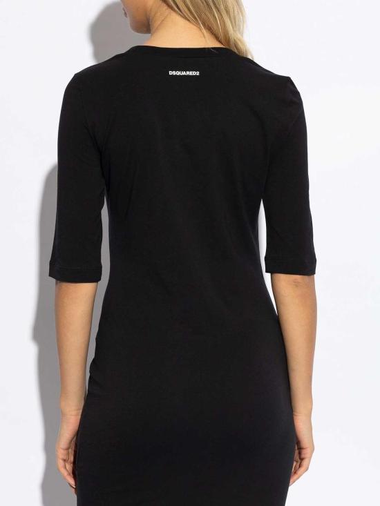 25FW 디스퀘어드2 미디 스커트 S75CV0837S24662900 Black - DSQUARED2