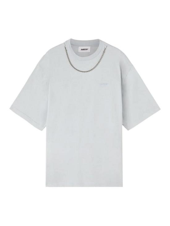  엠부시 반팔 티셔츠 BMAA001S24JER0014141 Blue