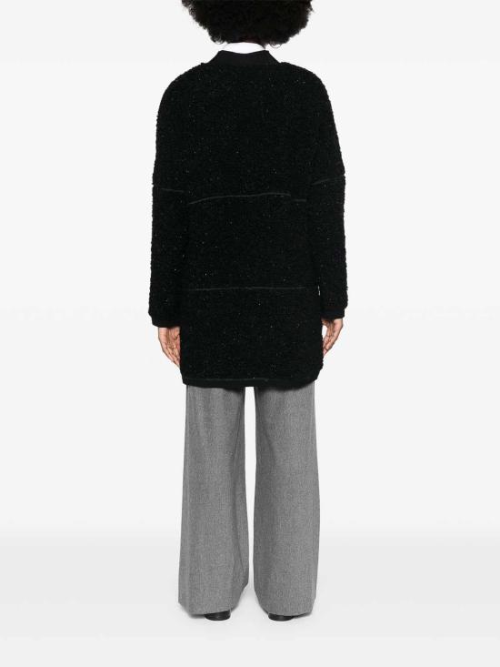 25FW 조르지오 아르마니 가디건 6DAE60AJZWZUC99 Black - GIORGIO ARMANI