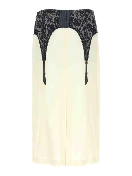 25FW 모스키노 미디 스커트 010754571004 White - MOSCHINO