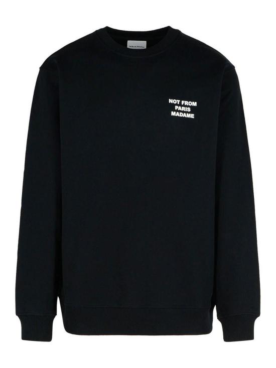 25SS 드롤드무슈 긴팔 티셔츠 PERMSW149CO127BL Black