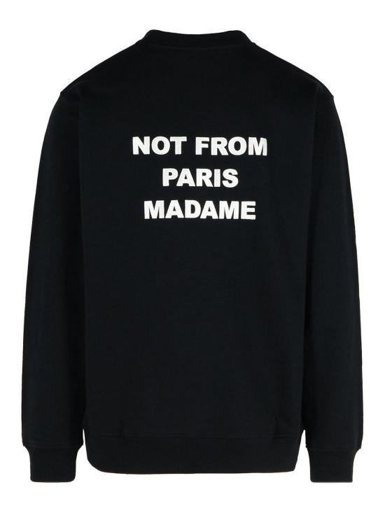 25SS 드롤드무슈 긴팔 티셔츠 PERMSW149CO127BL Black - DROLE DE MONSIEUR