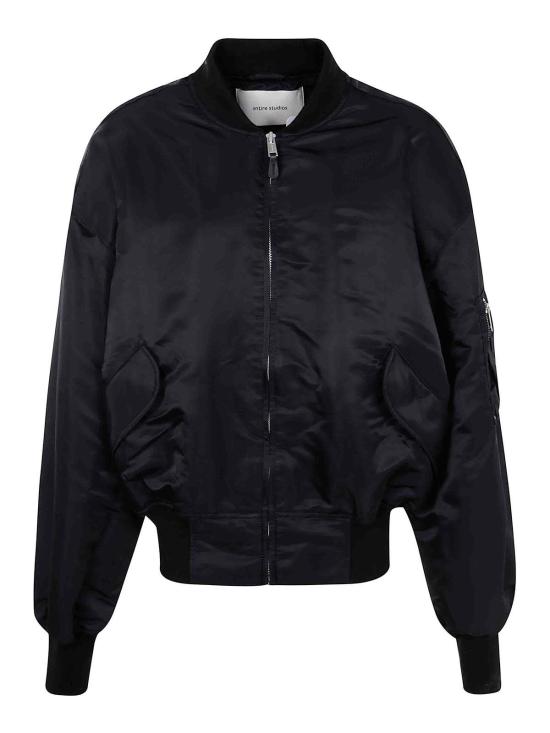  엔타이어 스튜디오 봄버 자켓 ES2540OI0OI Black