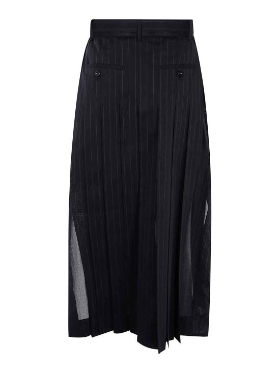 25SS 사카이 미디 스커트 2507757001 Black - SACAI