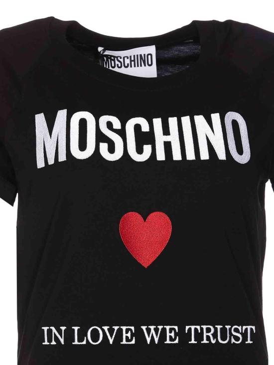 24FW 모스키노 미디 스커트 045005412555 Black - MOSCHINO
