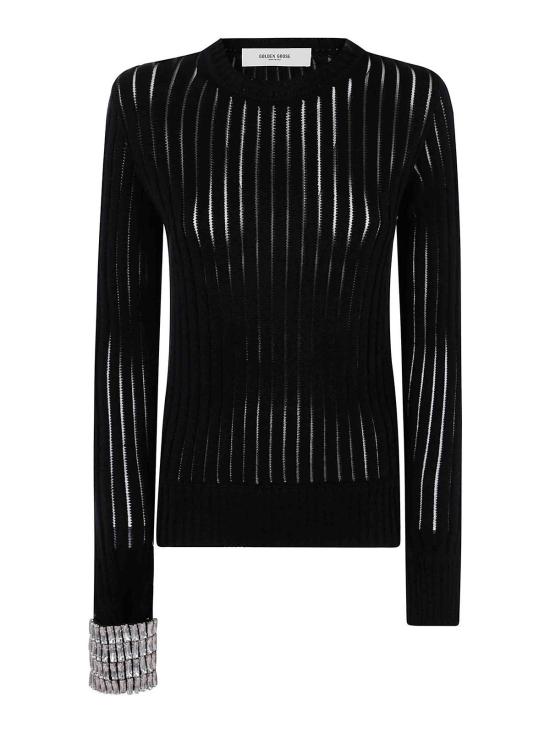  골든구스 탑 GWP02140P00183590100 Black